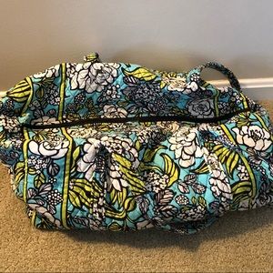 Large Vera Bradley duffel bag.